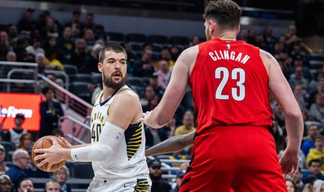 阿夫迪亚32+11克林根28+13 开拓者送步行者15连败