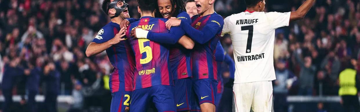 欧冠惊天逆转！巴萨后卫梅开二度创造历史，西甲卫冕冠军豪取四连胜